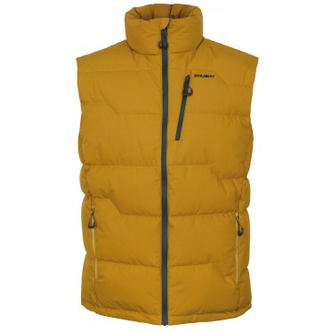 Мъжки зимен пухен елек Deep M yellow green HUSKY - изглед 2